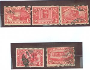 United States #Q1-2/Q5/Q7-8 Used Single