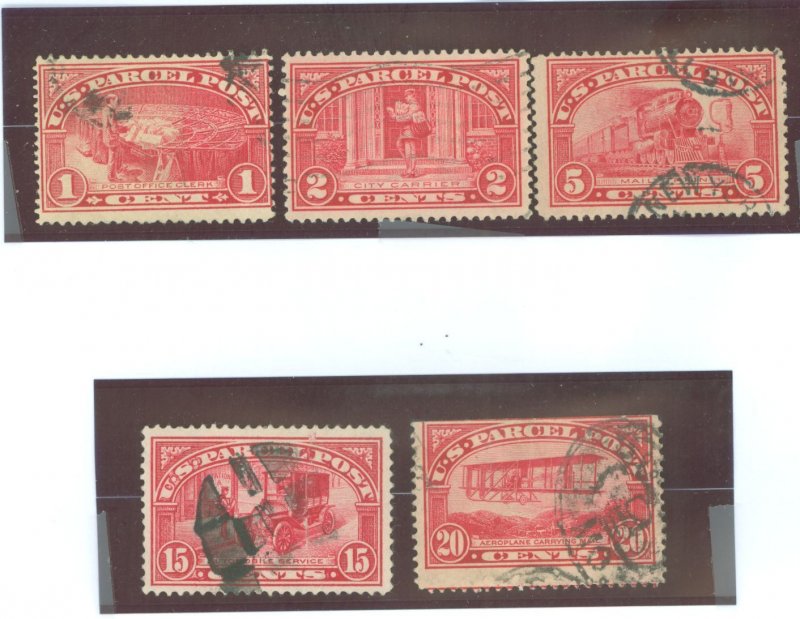 United States #Q1-2/Q5/Q7-8 Used Single