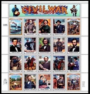 US #2975 MNH Sheet of 20 Civil War