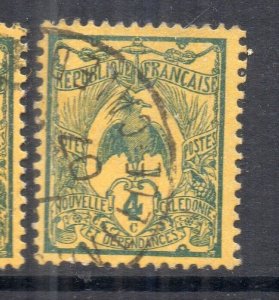 French Colonies Caledonia Early 1900s Issue Fine Used 4c. NW-253649