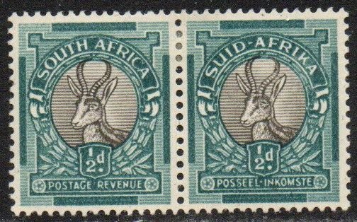 South Africa Sc #47 Mint Hinged pair