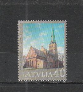 Latvia  Scott#  601  MNH  (2004 St. Jacob's Cathedral)