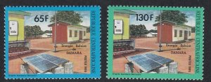 Central Africa # 765-766, Solar Energy, Mint NH, 1/2 Cat