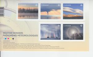 2018 Canada Weather Wonders SS (Scott 3111) MNH