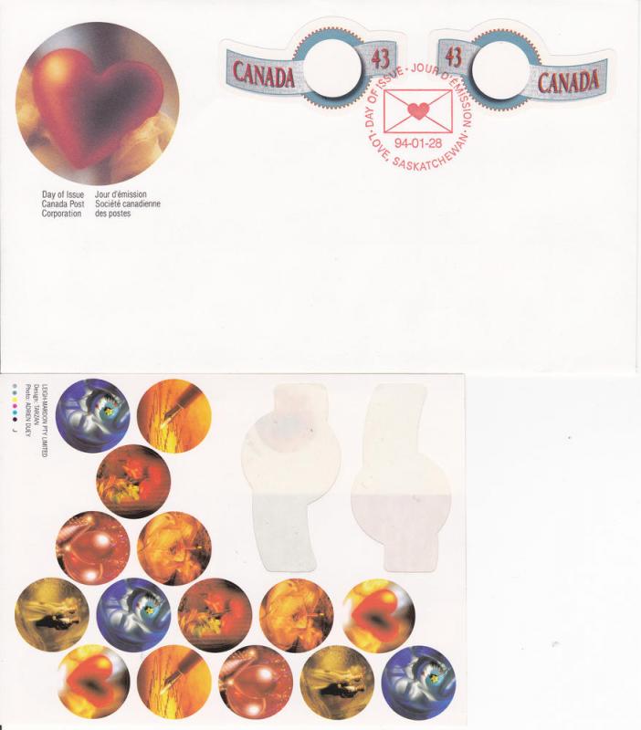 Canada # 1507-1508,  First Day Cover,  Special Occassions