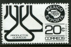 MEXICO Exporta 1110 20c Chemical flasks Unwmk Fluor Paper 5