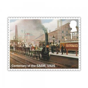 GB Steam Locomotives S&DR Centenary 1925 1st single MNH 2025 after Oct 15
