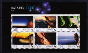 New Zealand 2008 Matariki Mint MNH Miniature Sheet SC 2196a