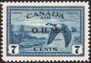 Canada SC#CO1 7¢ Canada Geese (O.H.M.S. Overprint) (1949) MNH