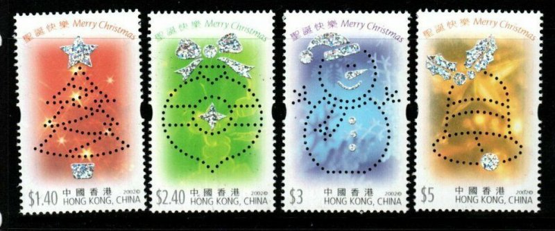 HONG KONG SG1146/9 2002 CHRISTMAS MNH