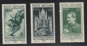 Vatican - 1936 - SC 47-49 - H/HR