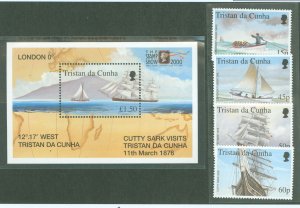 Tristan da Cunha #659-63 Mint (NH) Single (Complete Set)