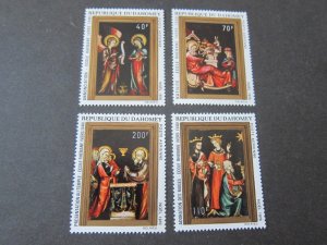 Dahomey 1970 Sc C132-5 Christmas Religion set MNH