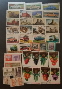 POLAND Vintage Stamp Lot Collection Used  CTO T5829