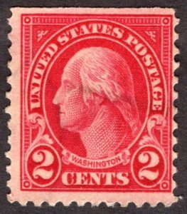 1923, US 2c Washington, Used, Sc 554