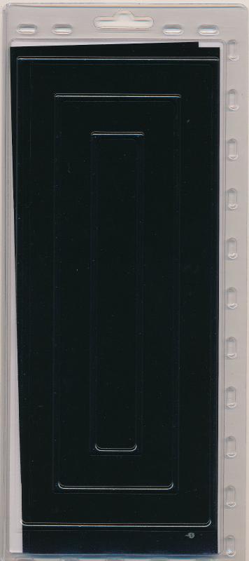 Prinz Scott Stamp Mount 95 / 265 Strip BLACK (Pack of 10)