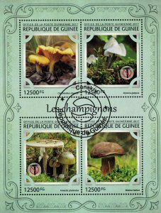 GUINEA 2017 - Mushrooms / complete set - sheet+block (2 scans)