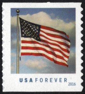 SC#5052 (Forever) U.S. Flag Single (2016) SA