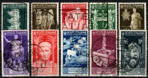 Italy #377-86  F-VF Used CV $539.65 (X3087)