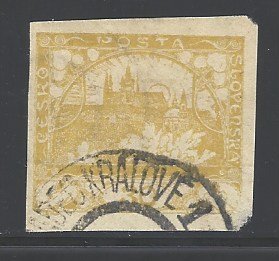 Czechoslovakia Sc # 6 used (BC)
