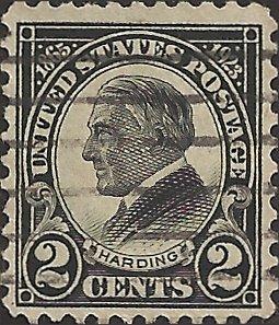 # 610 USED BLACK WARREN G. HARDING