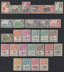 Tristan da Cunha x 2 pages of earlies mainly MH