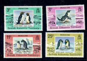 British Indian Ocean Territory Scott #s 72-76 MNH