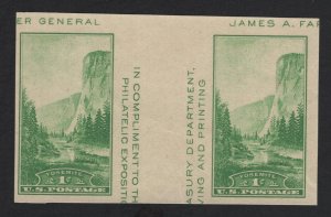 United States MINT Scott Number 769 VERT GUTTER  PAIR  MNH  VF #B14 - BARNEYS