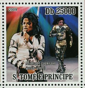 Michael Jackson Stamp Tribute Pop Music Artist Legend S/S MNH #4165-4168