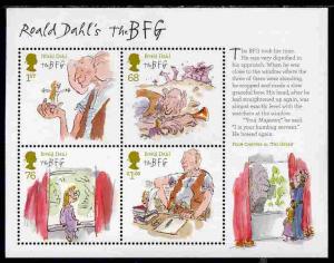 Great Britain 2011 Roald Dahl Anniversary perf m/sheet un...
