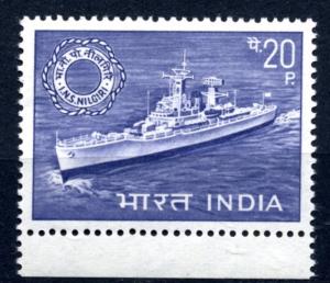 1968 India Sc 479 Frigate Nilgiri Naval Ship 1st Indian Warship Navy Day