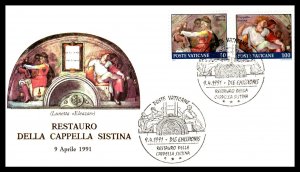 Vatican City 870-881 Set of Six U/A FDC