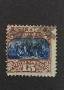 US #119 USED $250 LOT #5694