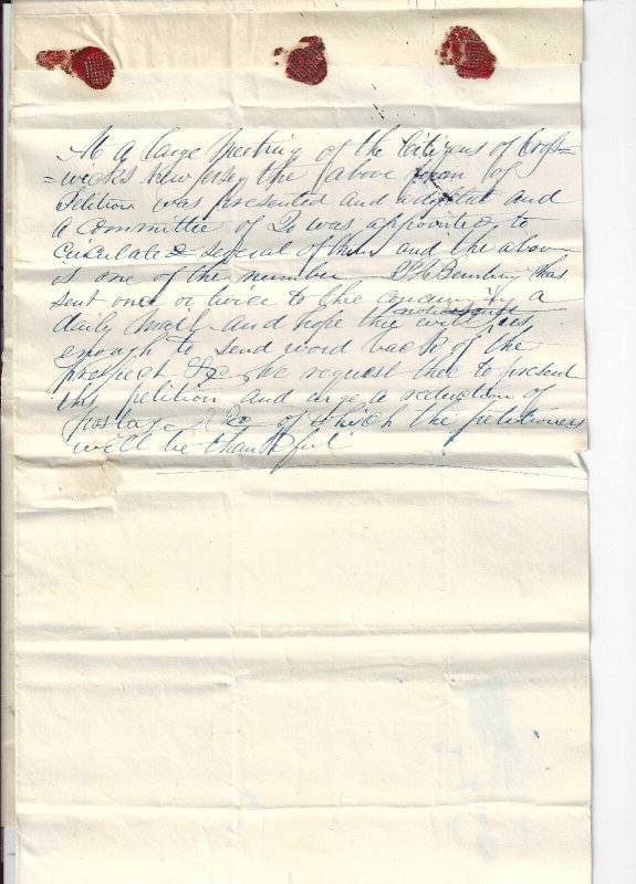 CROSSWICKS NJ 1840 POST OFFICE PETITION