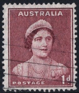 Australia SC#181 1d Queen Elizabeth (1941) Used