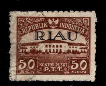 Indonesia RIAU Archipelago Scott 11 Used CV $100