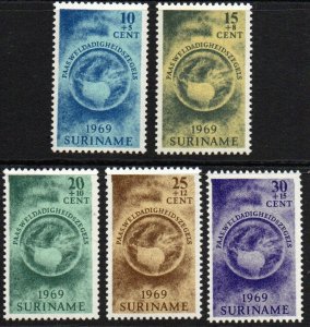 Suriname Sc #B152-B156 Mint Hinged