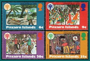 Pitcairn Islands 1979 Christmas, ICY, MNH  #188-191,SG200-SG203