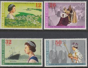 Samoa 446-9 QEII Silver Jubilee mnh