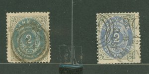 Denmark #16/16a Used Multiple