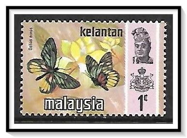 Kelantan #98 Sultan & Butterflies MNH