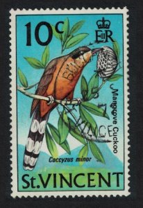 St. Vincent Mangrove Cuckoo Bird 10c. 1985 MNH SG#293