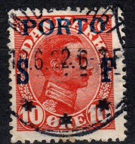 Denmark #M2  F-VF Used CV $27.00 (X1154)