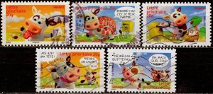 France; 2007: Sc. # 3352-3356:  Used Cpl. Set