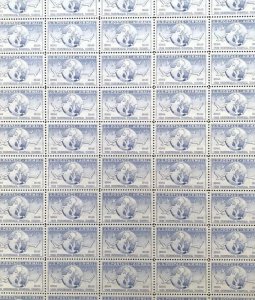 U.S. SHEET C43 15cUPU MINT SHEET OF 50 STAMPS