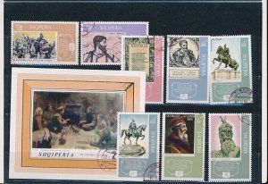 D395717 Albania Nice selection of VFU Used stamps