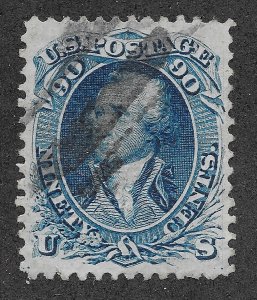 101 Used, 90c. Washington, XF+, GEM, PF Cert. scv: $2,250, Free Insured Shipping