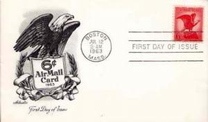United States, First Day Cover, Government Postal Card, Birds