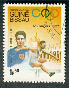 Guinea Bissau 490 Olympics used  single