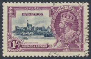 Barbados  SC# 189   SG 244   Used / FU  Silver Jubilee  see details & scans